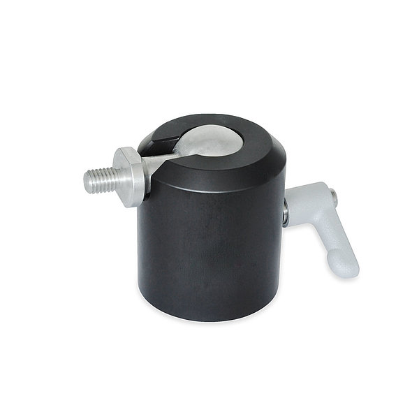 Inch Size Mounting Clamps with Swivel Ball Joint, Aluminum Now