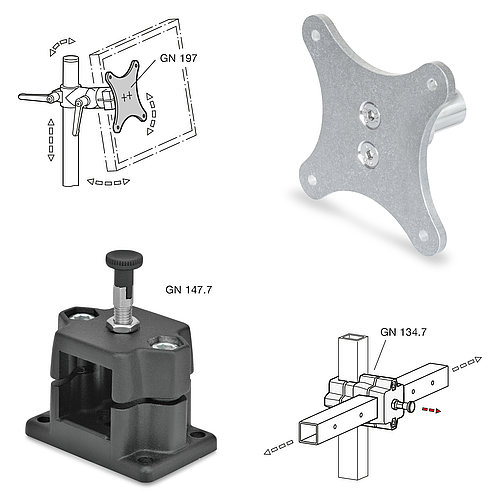 Tube clamp connectors range consistently extended